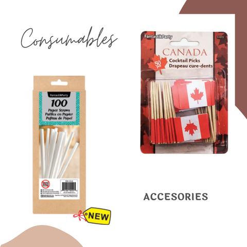 ACCESSORIES AND STRAWS