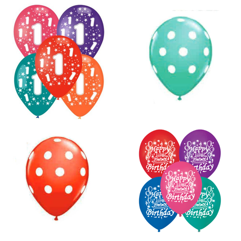 LATEX BALLOONS (HELIUM)